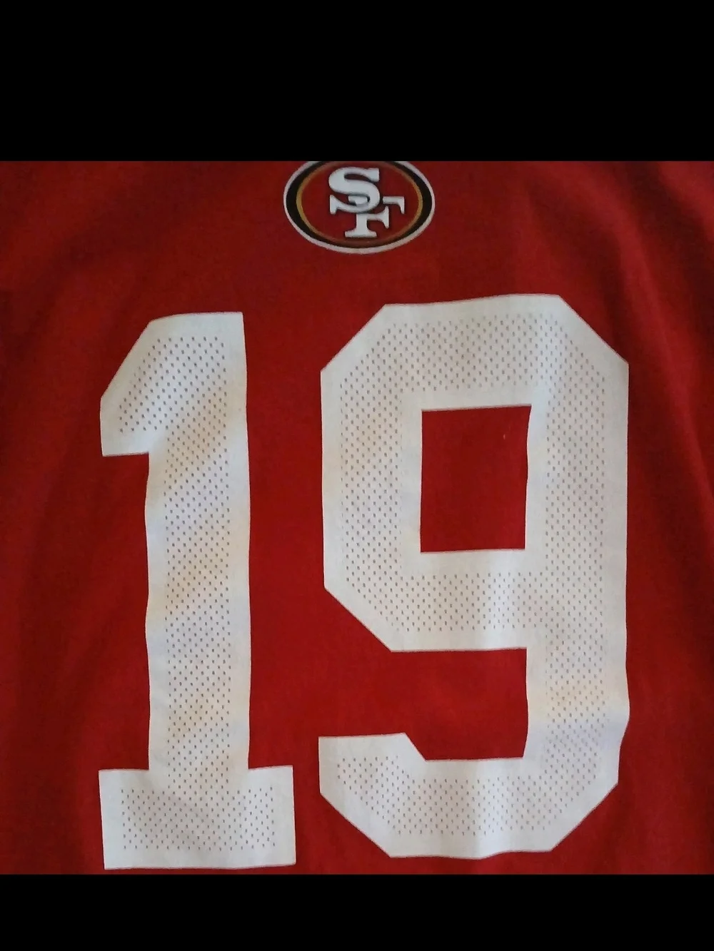 Nike Brand San Francisco 49ers #19 Men's NFL Football T Shirt Sz Med